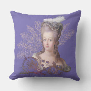 Coussin Viva La Vintage Violet/Plum Fan Fillow