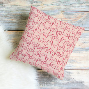Coussin Viva Magenta & Pale Dogwood Carrographié