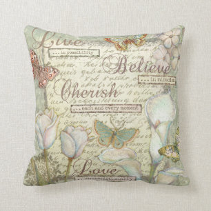 Coussin Vivant croyez aiment