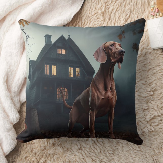 Coussin Vizsla Halloween effroi (Couverture)