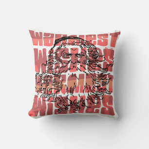 Coussin voeux les plus chauds Noël du Père Noël