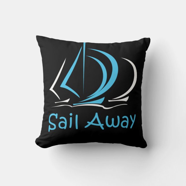 Coussin Voilier Voilier Bateau à voile Sand Ocean Gul (Recto)