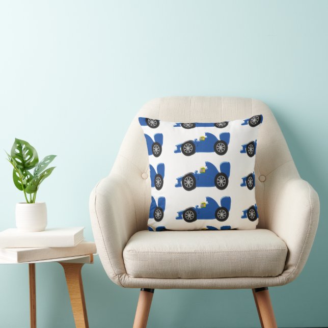 Coussin Voiture Blue Racing (Chaise)
