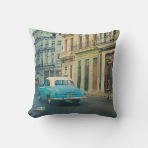 Coussin Voiture Classique Vintage La Havane Cuba Photograp