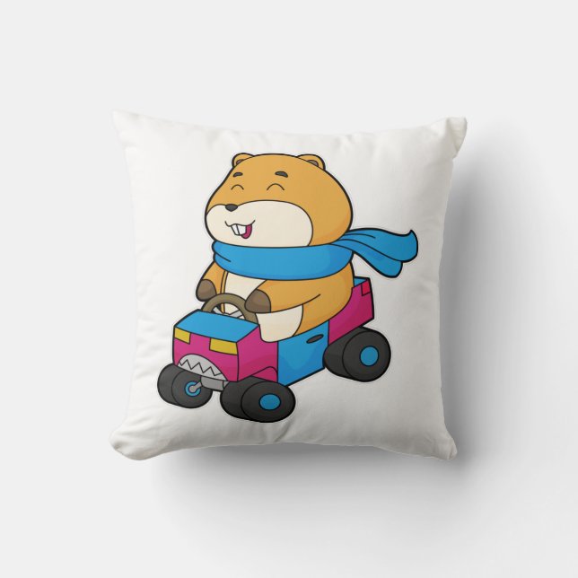 Coussin Voiture Hamster (Recto)
