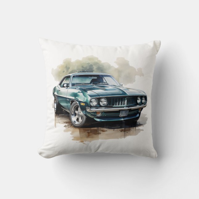 Coussin Voiture Muscle Classique (Recto)