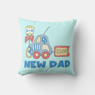 Coussin Voiture Nouveau Papa C'est un garçon Cadeaux