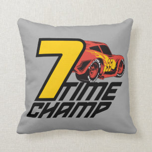 Coussin Voitures 3  Lightning McQueen - 7 Time Champ