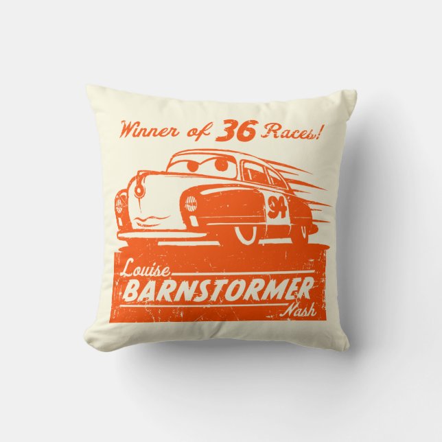 Coussin Voitures 3| Louise Barnstormer Nash - 36 courses (Recto)