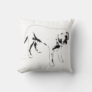 Coussin Voix en encre