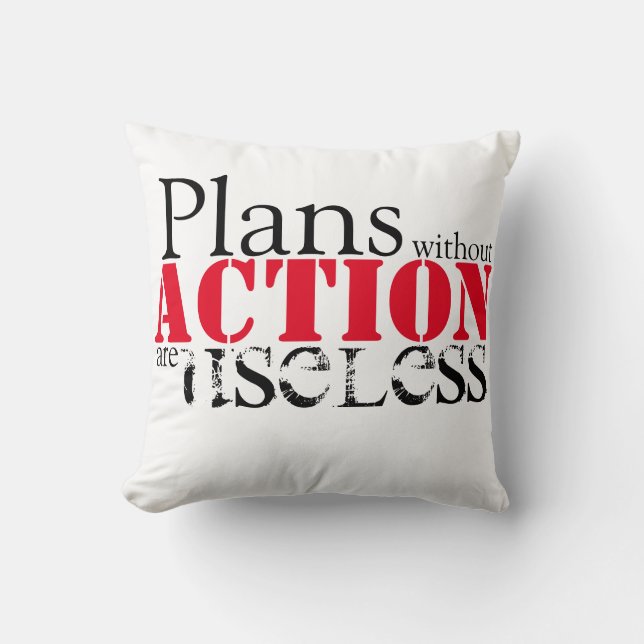 Coussin Volet d'action du plan (Recto)