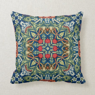Coussin Voleurs de fraises géométriques arabesques