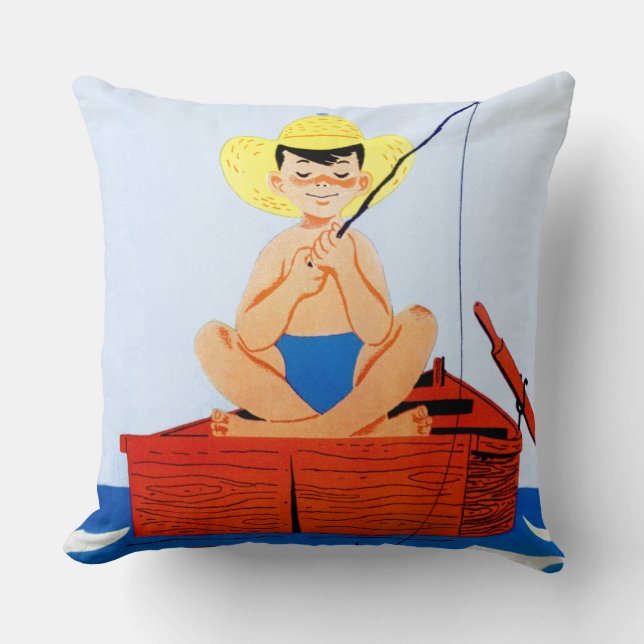 Coussin Vont les poissons (Recto)