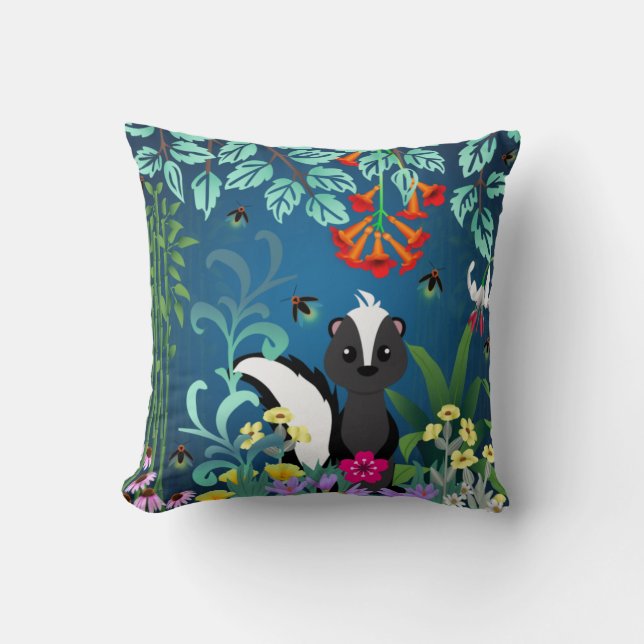 Coussin Voodland Skunk (Recto)