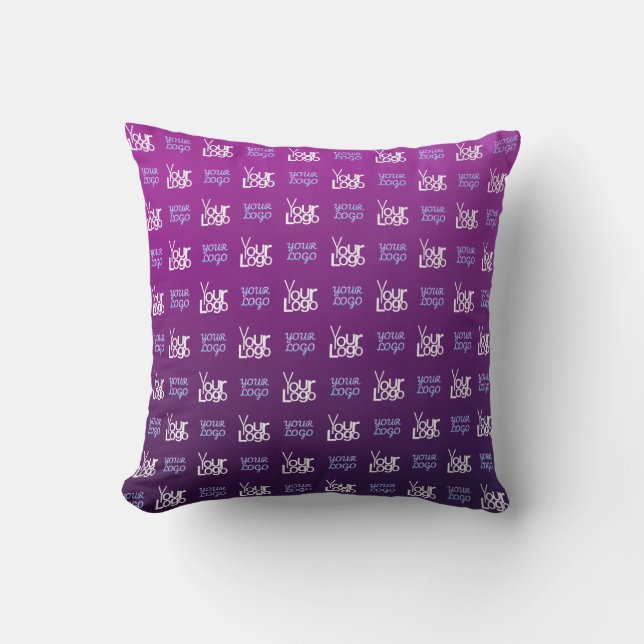 Coussin Votre logo | 2 Images téléchargées ou logos profes (Recto)
