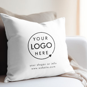 Coussin Votre logo   Entreprise Moderne Minimaliste
