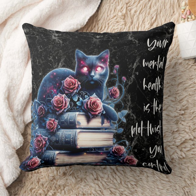 Coussin Votre santé mentale est la torsion que vous contrô (Couverture)