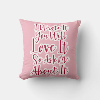 Coussin Vous Aimerez Totalement Ce Livre