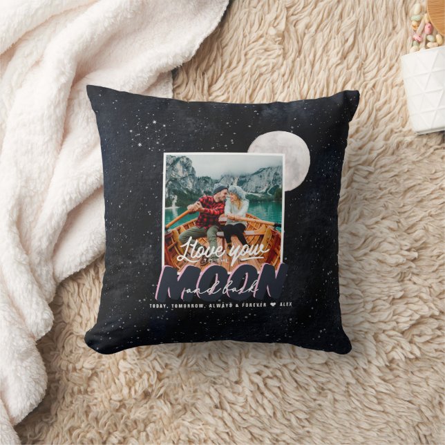 Coussin Vous Aimez À La Lune Et À L'Arrière | Photo de cou (Couverture)