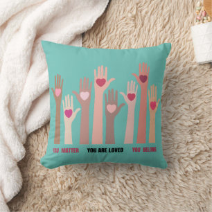Coussin Vous Comptez Et Vous Êtes Une Affirmation Aimée