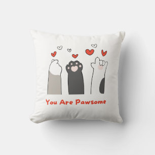 Coussin Vous êtes génial pawsome