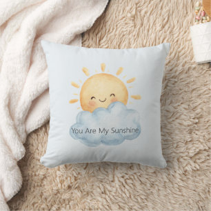 Coussin Vous êtes mon bonheur Soleil Nuage Heureux