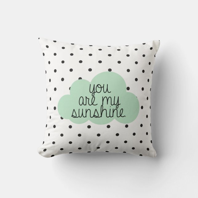 Coussin Vous Êtes Mon Soleil (Recto)
