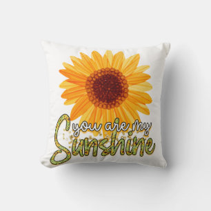 Coussin Vous Êtes Mon Sunshine Sunflower