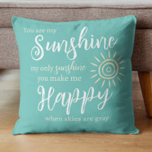 Vous êtes My Sunshine Turquoise Blue avec Sun Whit