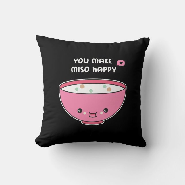 Coussin vous faites Miso Happy Cute bowl (Recto)