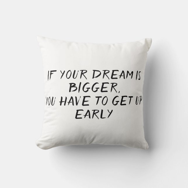 Coussin vous pouvez le faire (Recto)