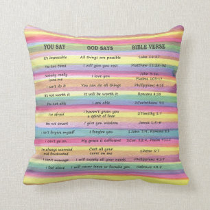 Coussin VOUS SAY/GOD DIT (sachez que vous êtes aimés