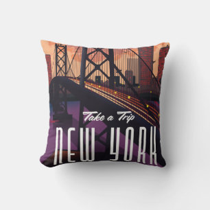 Coussin Voyage à New York