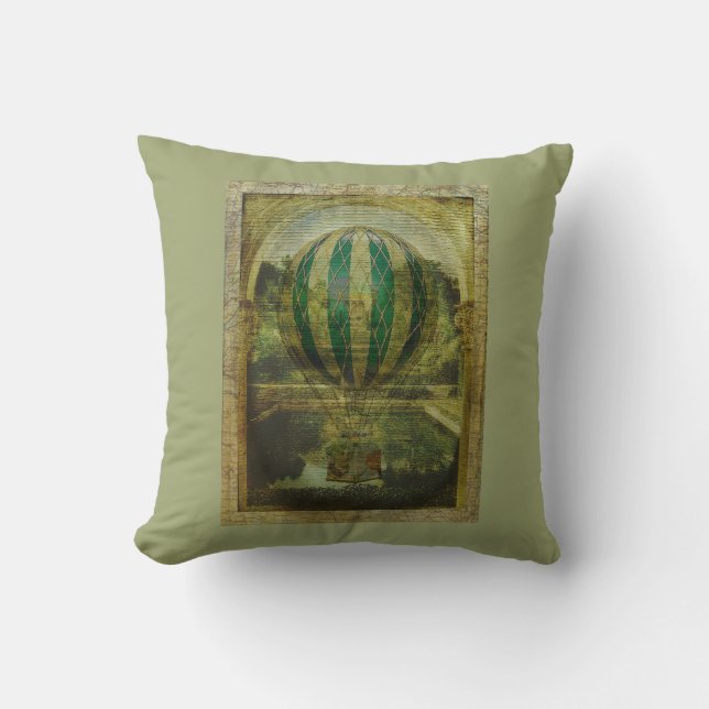 Coussin Voyage chaud de ballon à air (Recto)