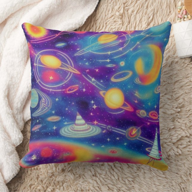 Coussin Voyage cosmique (Couverture)
