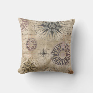 Coussin Voyage de Compass vintage