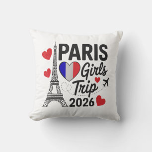 Coussin Voyage de filles impertinentes à Paris 2026 Réunio