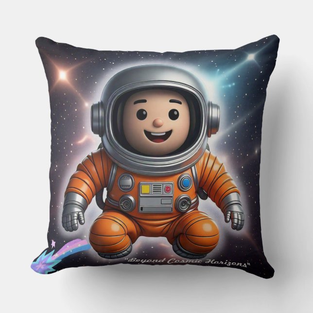 Coussin "Voyage Interstellaire" (Recto)