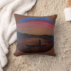 Coussin     Voyage Silencieux -création artisanale -