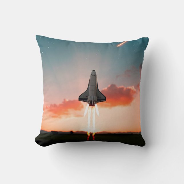 Coussin Voyage spatial (Recto)