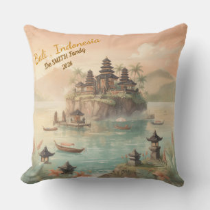 Coussin Voyage sur mesure en famille à Bali Indonésie Souv