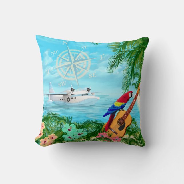 Coussin Voyages tropicaux (Recto)