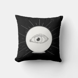 Coussin Voyant de voyant Fortune Yeux Esotérique Crystal B