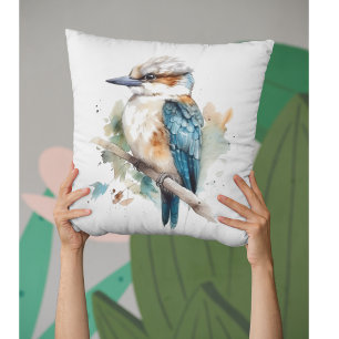 Coussin Vrai bleu Kookaburra