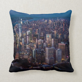 Coussin Vue aérienne de Manhattan