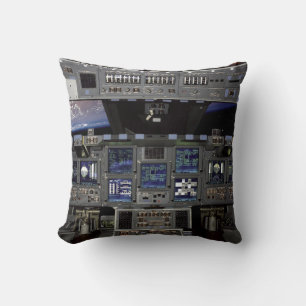Coussin Vue de la fenêtre de la navette spatiale de la NAS