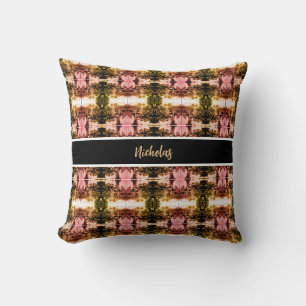 Coussin Vue d'ensemble du quartier vintage d'Alger en Algé
