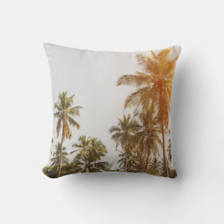 Coussin Vue Pittoresque sur la plage de Palm