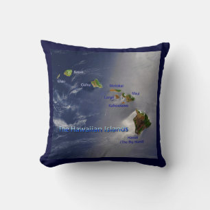 Coussin Vue sur les îles Hawaiiennes