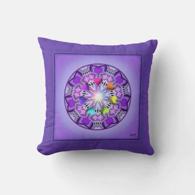 Coussin W2 pourpre (Recto)
